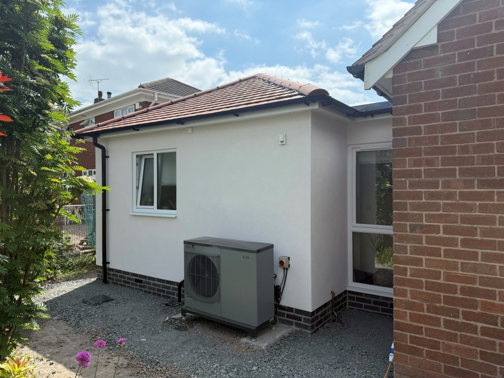 Residential extension to bungalow to provide separate living accommodation for clients parents
